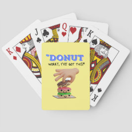 Donut Sorge, das got Spielkarten