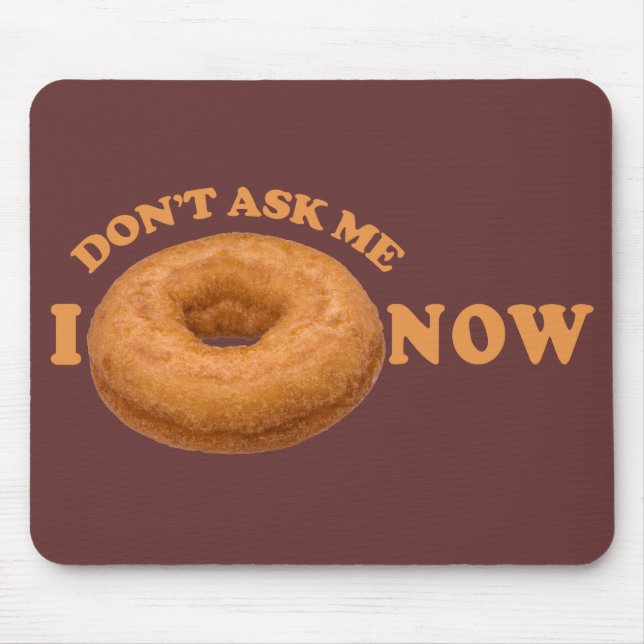 Donut Spaß Custom Mousepad (Vorne)