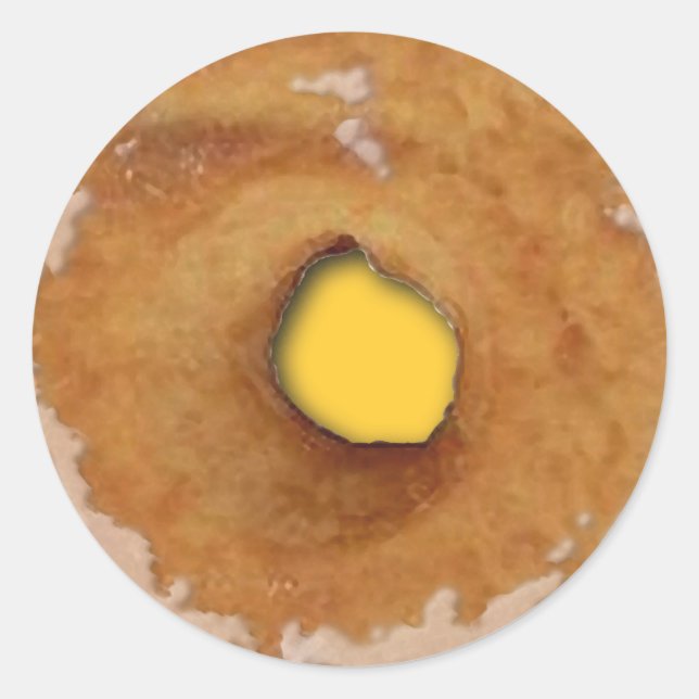 DONUT SPASS RUNDER AUFKLEBER (Vorderseite)