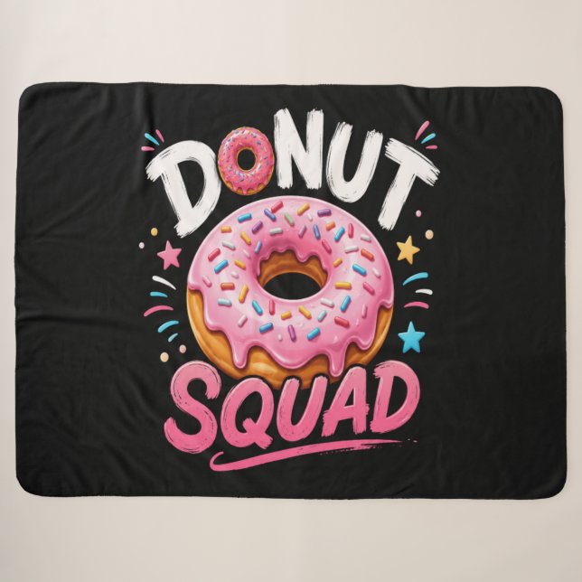 Donut-Sprinkle-Güte Lustig Sherpadecke (Vorderseite (Horizontal))