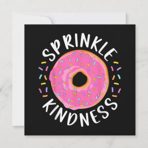 Donut Sprinkle Kindness Funny Girls - Frauen Dough Dankeskarte