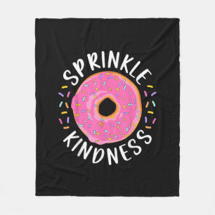 Donut Sprinkle Kindness Funny Girls - Frauen Dough Fleecedecke