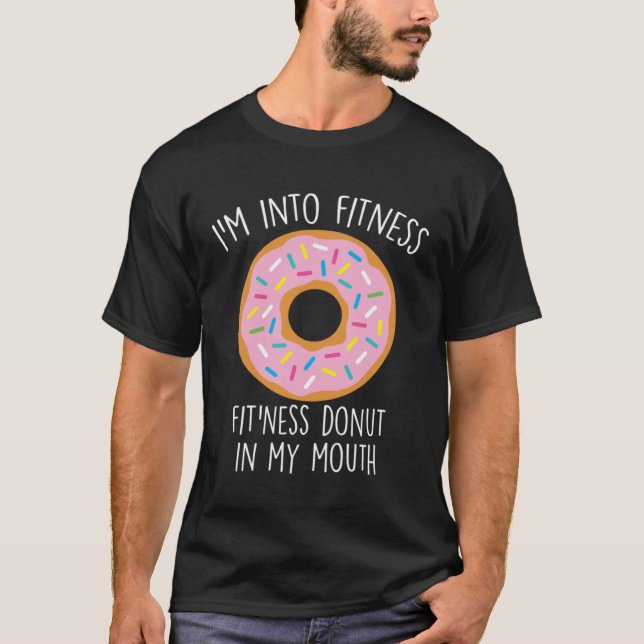 Donut Sprinkles Doughnut Fried Dough Sweet Snack D T-Shirt (Vorderseite)