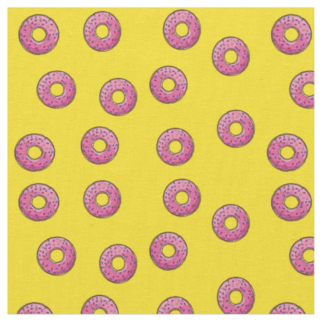 Donut Sprinkles Stoff (Nahaufnahme)