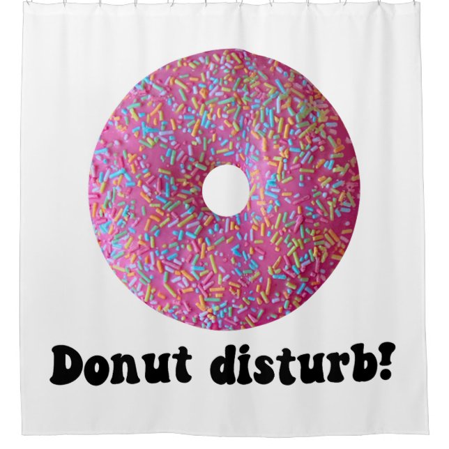 Donut-Störung Duschvorhang (Vorderseite)