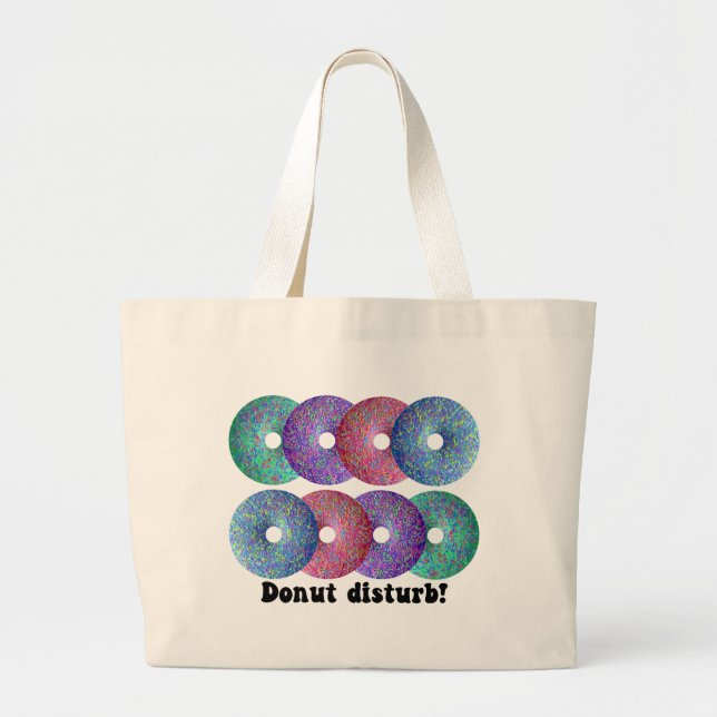 Donut-Störung Jumbo Stoffbeutel (Vorne)