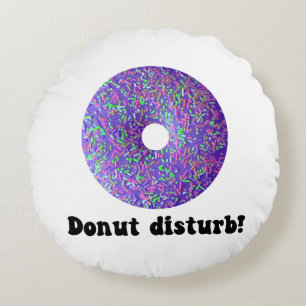 Donut-Störung Rundes Kissen