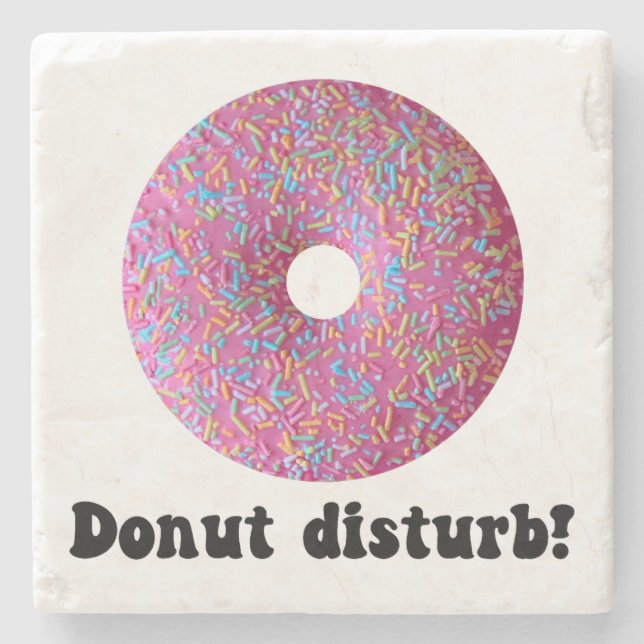 Donut-Störung Steinuntersetzer (Vorderseite)