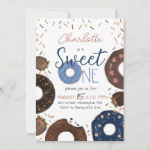 Donut Sweet Ein Geburtstag Einladung