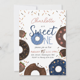 Donut Sweet Ein Geburtstag Einladung