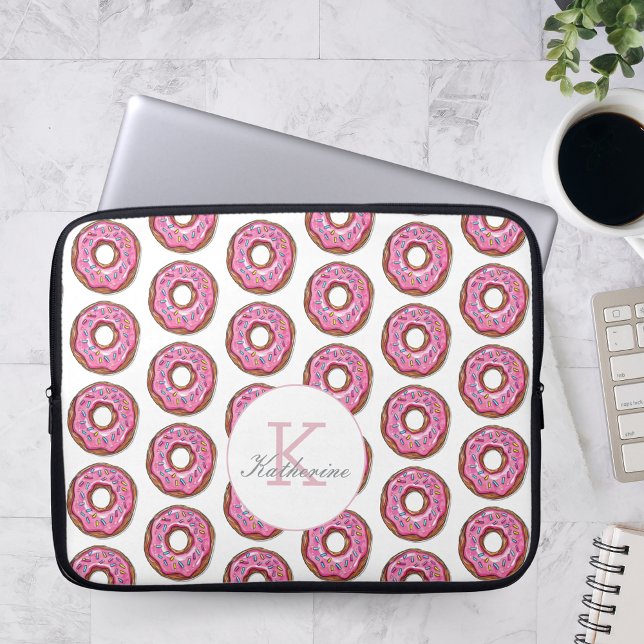Donut Sweet Girl Sprinkles Pattern Individuelle Na Laptopschutzhülle (Von Creator hochgeladen)