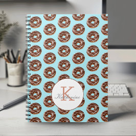 Donut Sweet Girl Sprinkles Pattern Individuelle Na Notizblock