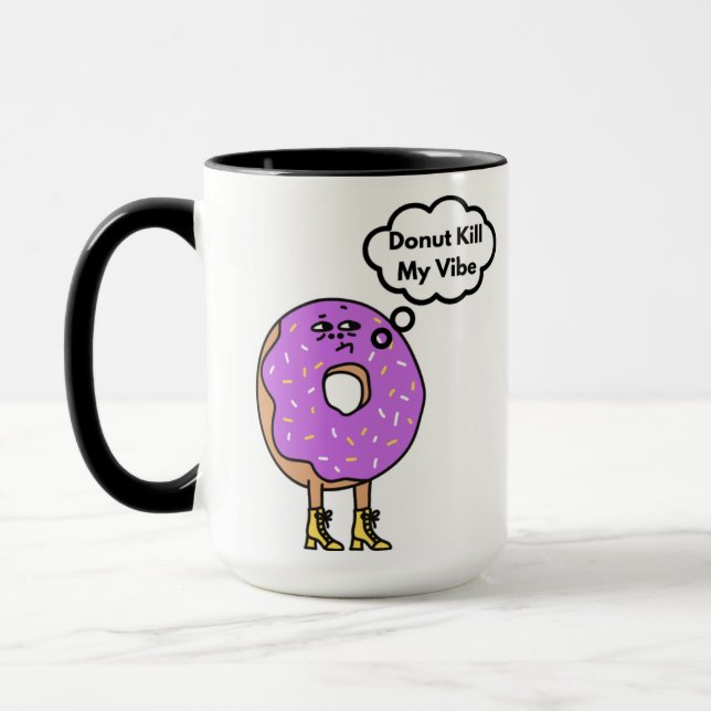 Donut tötet meinen Vibe Pub Tasse (Links)