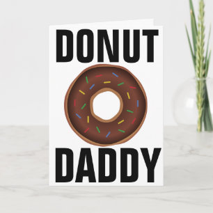 DONUT VATER BIRTHDAY CARD KARTE