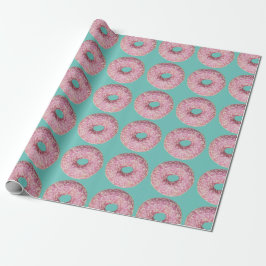 Donut Veganes Muster für Vegetarian Sweet Tooth Geschenkpapier