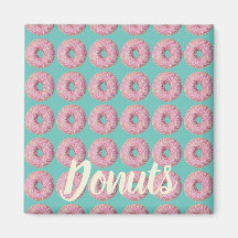 Donut Veganes Muster für Vegetarian Sweet Tooth
