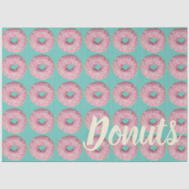 Donut Veganes Muster für Vegetarian Sweet Tooth Seidenpapier