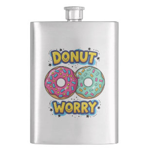 Donut Worry Flasche Flachmann