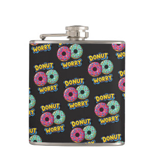 Donut Worry Flasche Flachmann