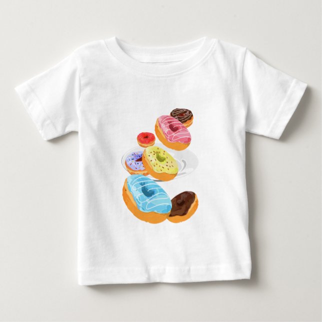 Donuts Baby T-shirt (Vorderseite)