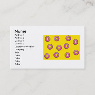 Donuts Business Card Visitenkarte