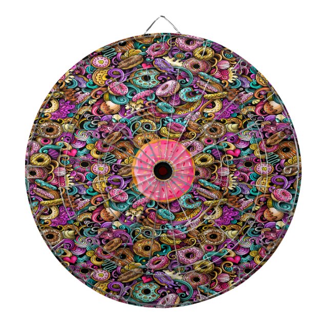 Donuts Dartboard Dartscheibe (vorne)