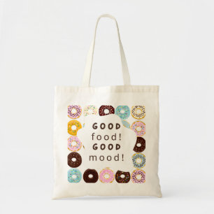 Donuts Design - Gute Lebensmittel gute Laune Tragetasche