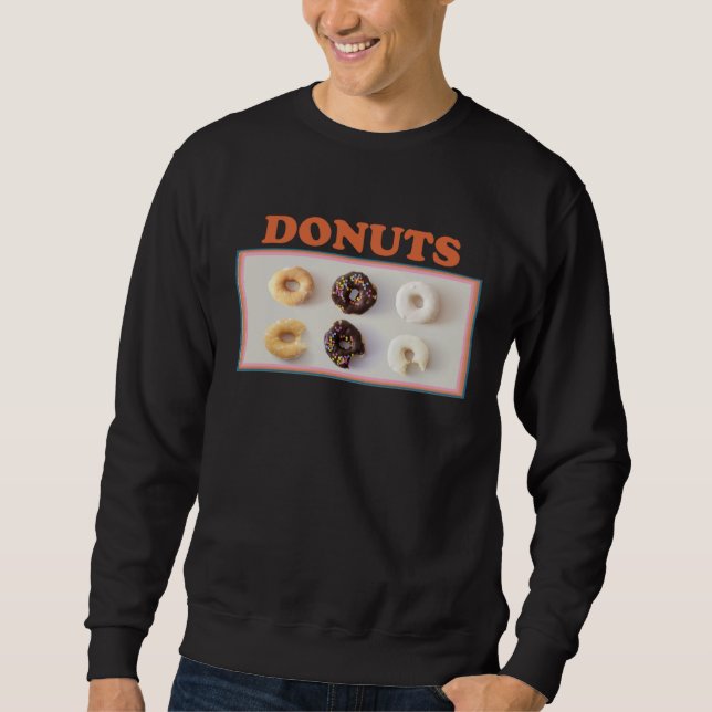 Donuts  donut  and record collector doughnut sweatshirt (Vorderseite)