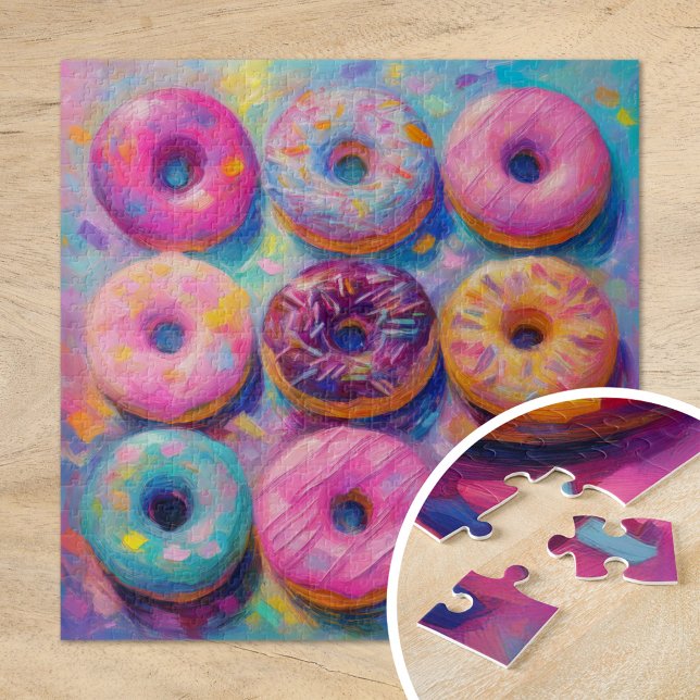 Donuts Farbenfrohe moderne Abstrakte Kunst (Von Creator hochgeladen)