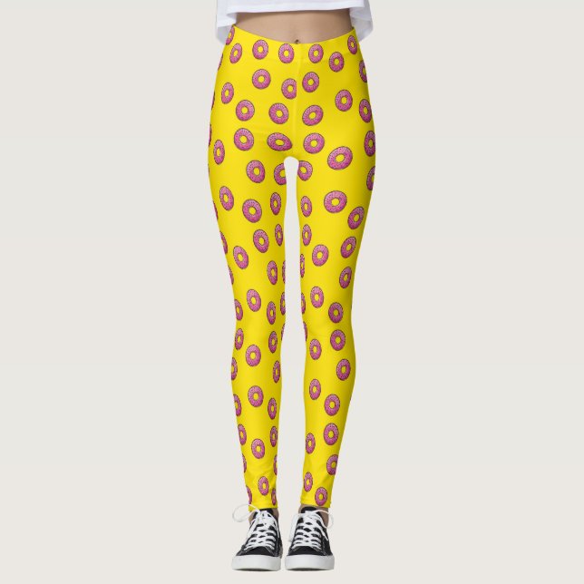 Donuts Frauen Leggings (Vorderseite)
