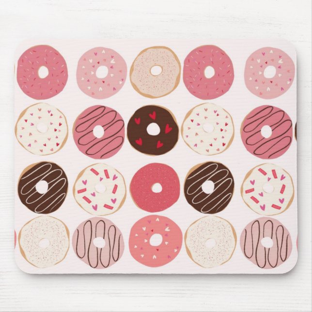 Donuts für Sie Maus-Pad Mousepad (Vorne)