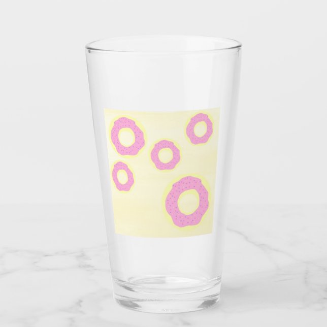 Donuts Glas (Vorderseite)