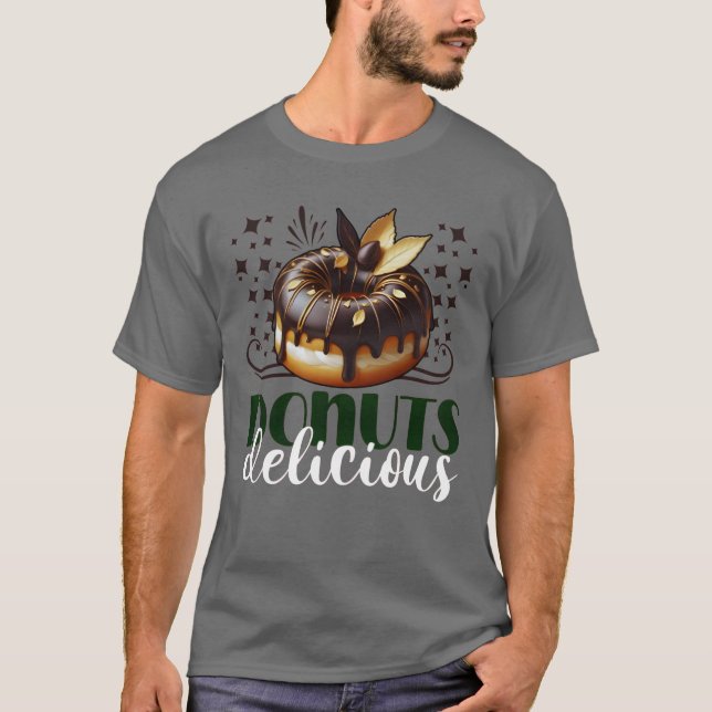 Donuts köstlich T-Shirt (Vorderseite)