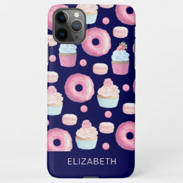 Donuts, Kuchen und Makaronen iPhone 11Pro Max Hülle