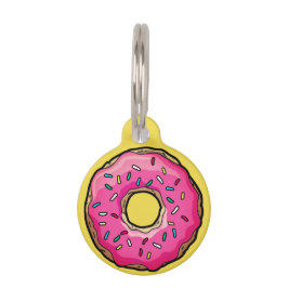 Donuts-Medaille Haustiermarke