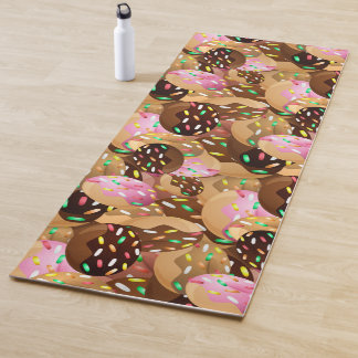 Donuts mit Sprinklen Yoga Mat Yogamatte