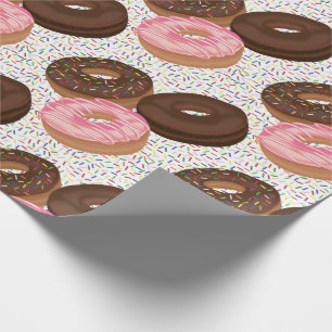 Donuts mit Sprinkles-Party Geschenkpapier