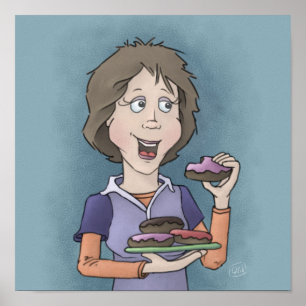 Donuts mit Sprinklplakat Poster