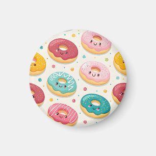 Donuts-Muster Magnet