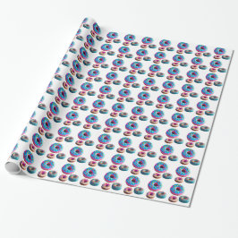 Donuts Muster Wrapping Paper Geschenkpapier
