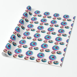 Donuts Muster Wrapping Paper Geschenkpapier