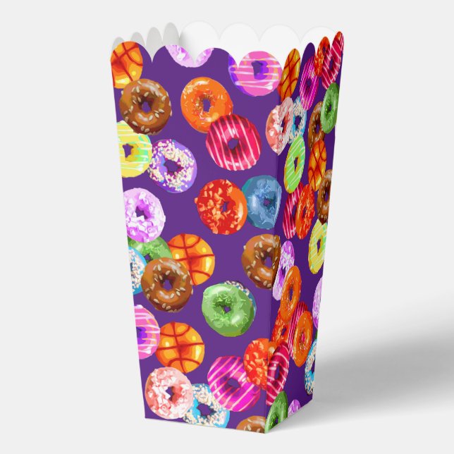 DONUTS nahtloses Muster 1b Geschenkschachtel (Vorderseite)