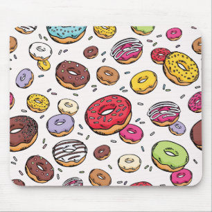 Donuts nahtloses Muster Mousepad