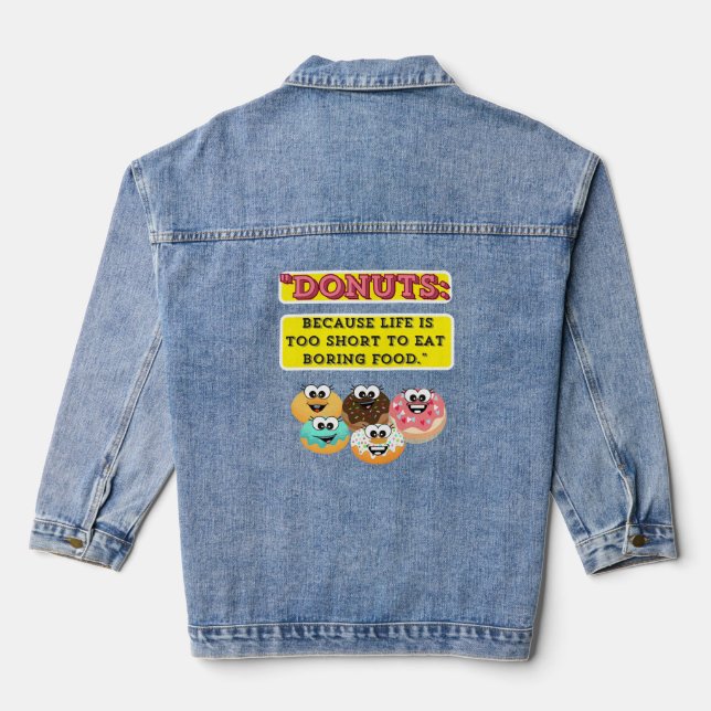 DONUTS, parce que la vie est trop courte pour mang (Verso)