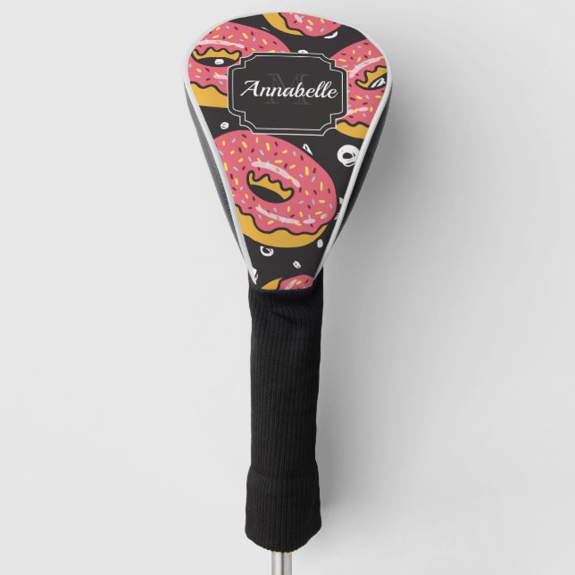 Donuts Pattern Golf Headcover (Vorderseite)