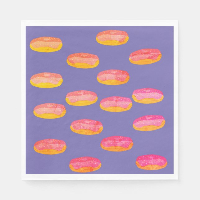 Donuts Pattern Serviette (Vorderseite)