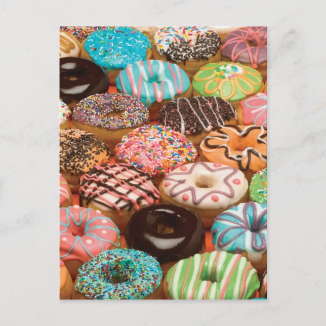 Donuts Postkarte (Vorderseite)