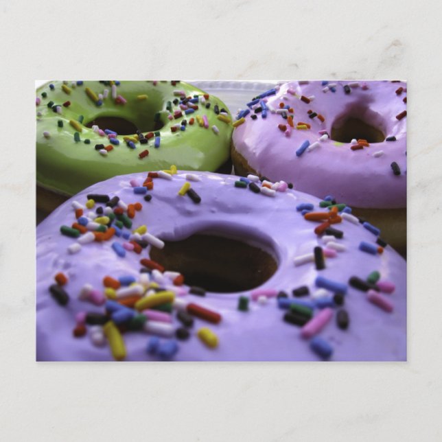 Donuts Postkarte (Vorderseite)