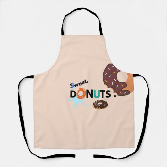 Donuts Print-Schürze Schürze (Vorderseite)