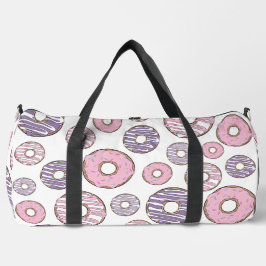 Donuts, rosa Donuts, Lila Donuts Duffle Bag
